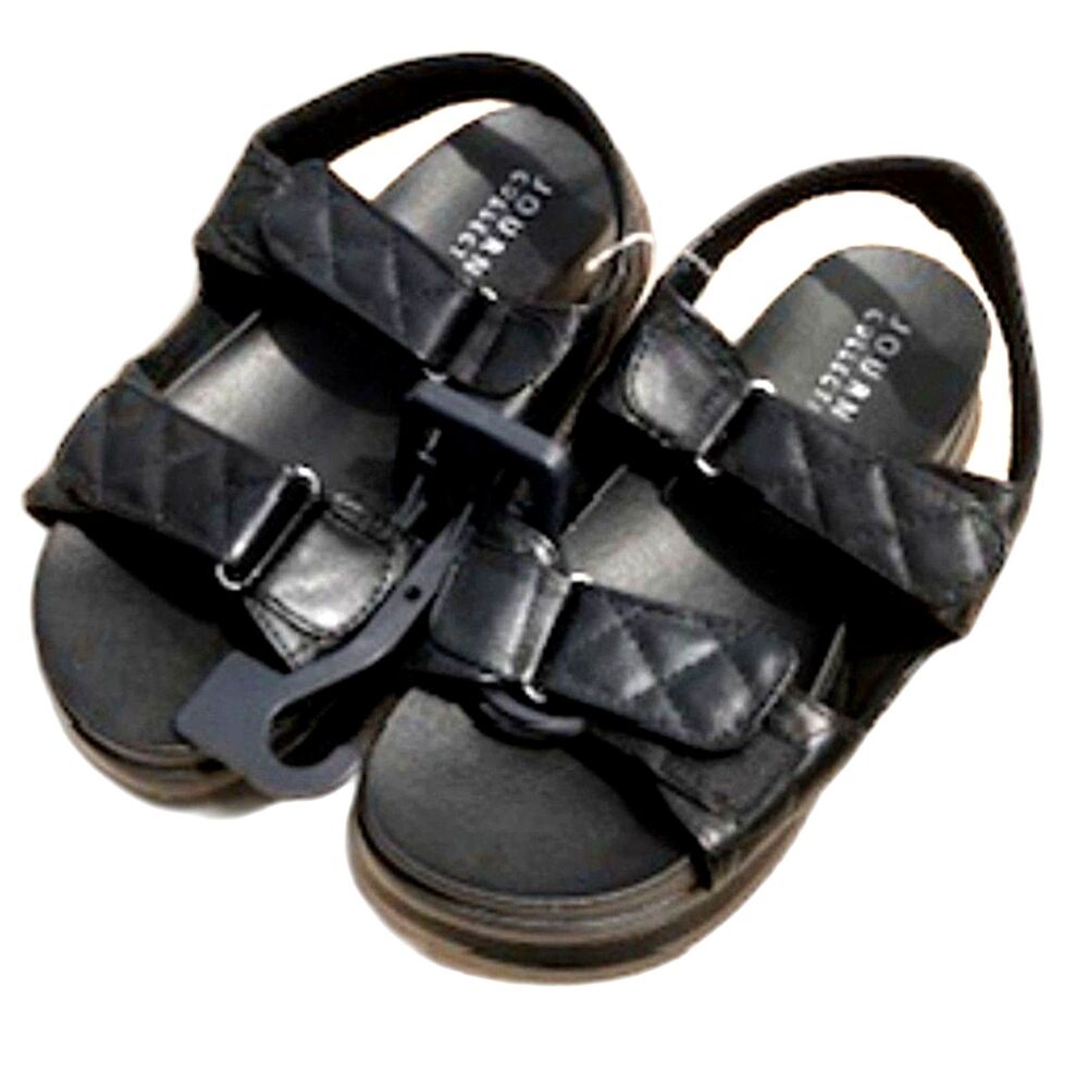Women's Size: 7 Debby Hook and Loop Platform Sandals . Journee Collection . New